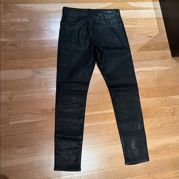 NWT AG Jeans Farrah Ankle High Rise Skinny Jeans with sparkle detail - size 26 - Picture 3 of 11